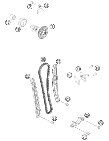 Bushing Screw M6 (KTM/HVA/GG)