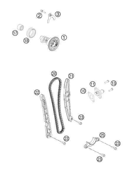 Bushing Screw M6 (KTM/HVA/GG)