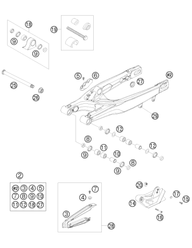 Chain Slider Bushing (KTM/HVA/GG) St:70