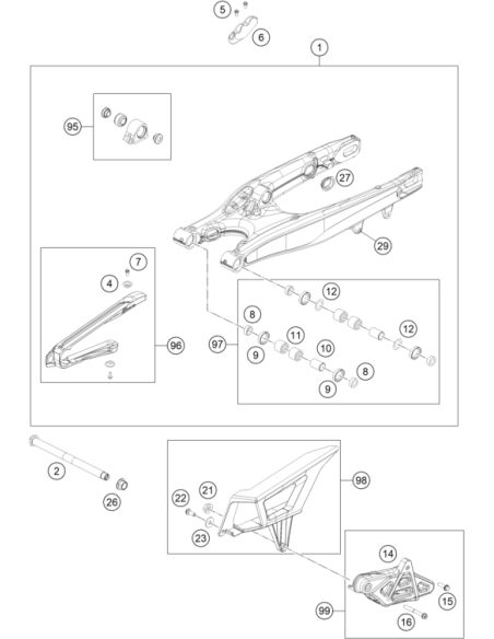 Chain Slider Bushing (KTM/HVA/GG)