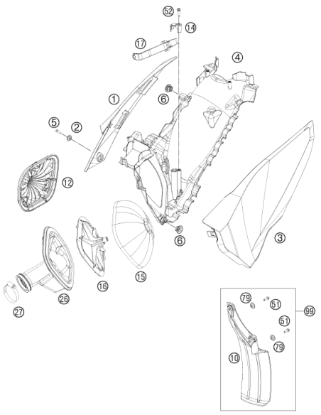 Collar Bush. F.rear Fender 07 (KTM/HVA/GG)