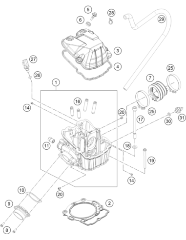 Engine Breather Tube (KTM/HVA/GG)