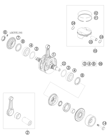 Flywheel Screw (KTM/HVA/GG)