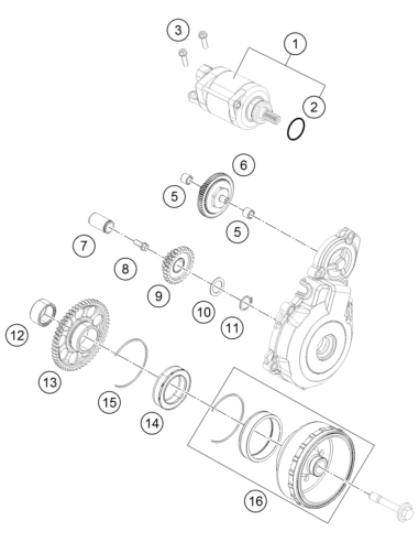 Rotor EFI Cpl. (KTM/HVA/GG)