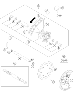 Brake Disc Front D=260mm (KTM/HVA/GG)