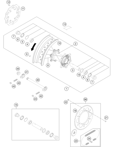 Distance Ring (KTM/HVA/GG)