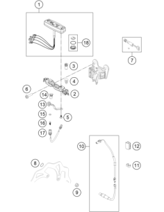 Speedometer Bracket Exc/xcw 14 (KTM/HVA/GG) 2