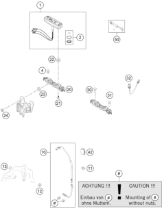 Battery Cover F. Speedometer (KTM/HVA/GG)