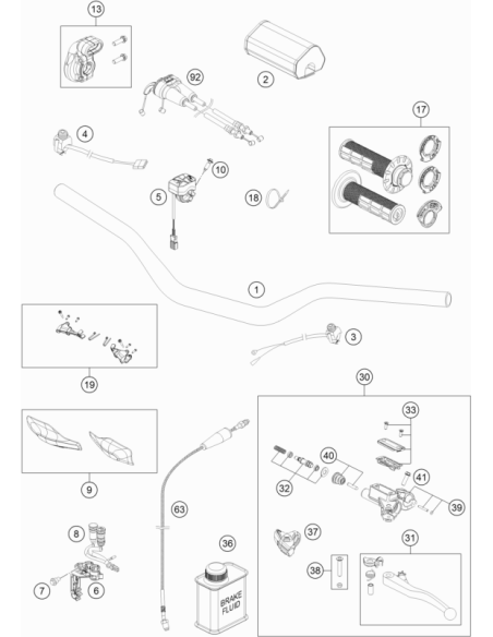 Indicator Light Efi+res Cpl.14 (KTM/HVA/GG)