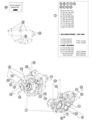 Locating Screw M8 L=25 (KTM/HVA/GG)