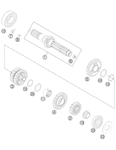 Idler Gear Bushing (KTM/HVA/GG)