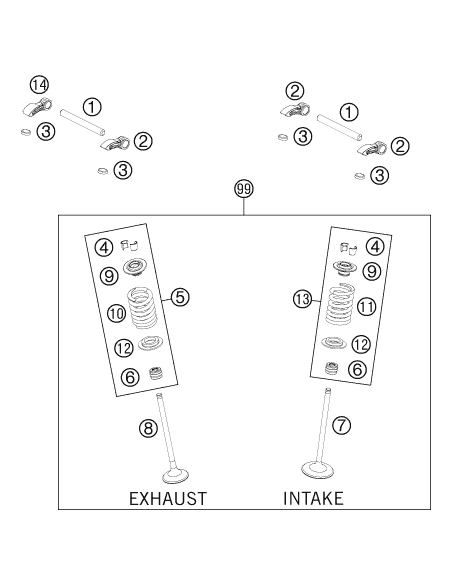 Valve Lever (KTM/HVA/GG)
