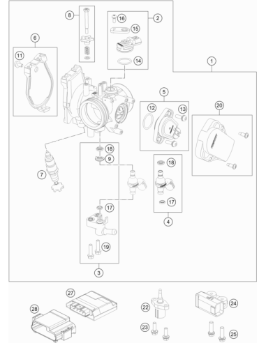Rubber Bracket ECU (KTM/HVA/GG)