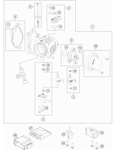 Rubber Bracket ECU (KTM/HVA/GG)