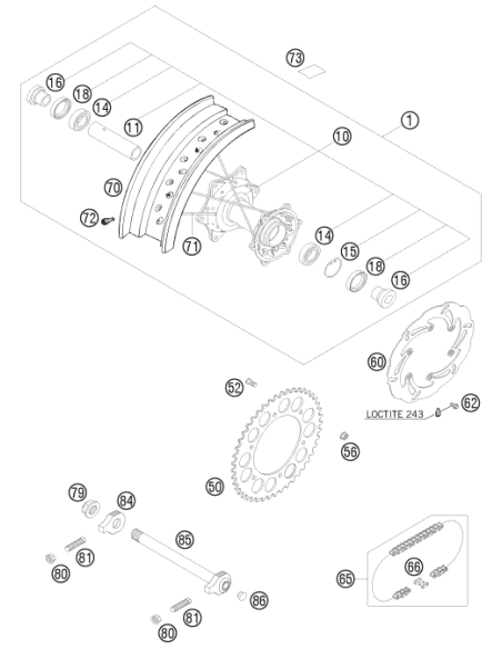 Bushing FOR HUB 08 (KTM/HVA/GG)