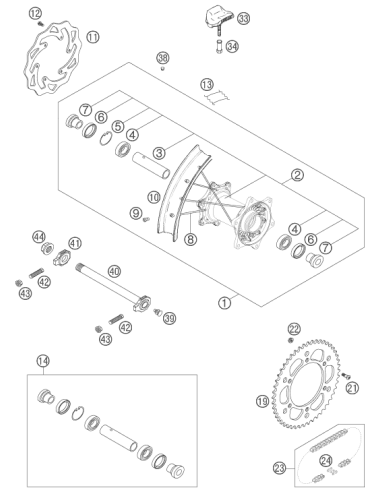 Bushing FOR HUB 08 (KTM/HVA/GG)