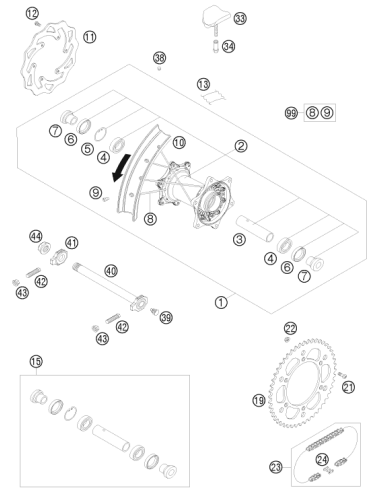 Connecting Link F. 78010167118 (KTM/HVA/GG) St:70