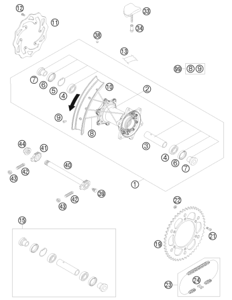 Connecting Link F. 78010167118 (KTM/HVA/GG) St:70