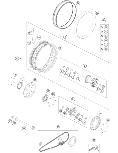 Riveting Link FOR 78010167118 (KTM/HVA/GG) St:70