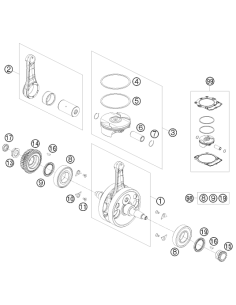 Timing Gear 18t. (KTM/HVA/GG) St:70