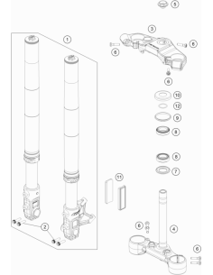 Steering Head Cover (KTM/HVA/GG)