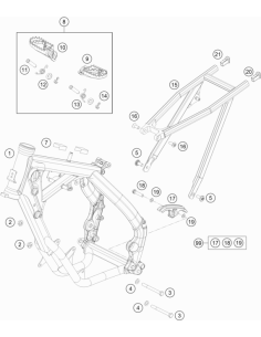 SUB Frame Application Left (KTM/HVA/GG)