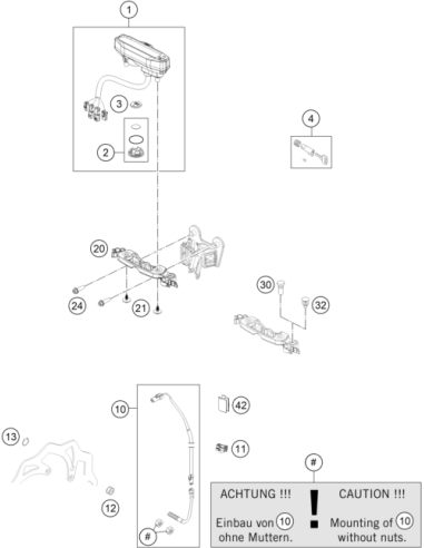 Steering Head Lock (KTM/HVA/GG) St:70