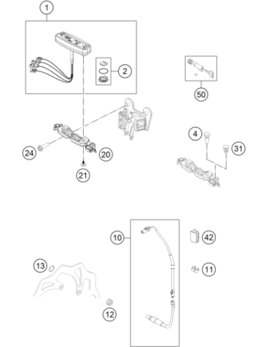 Steering Head Lock (KTM/HVA/GG) St:70
