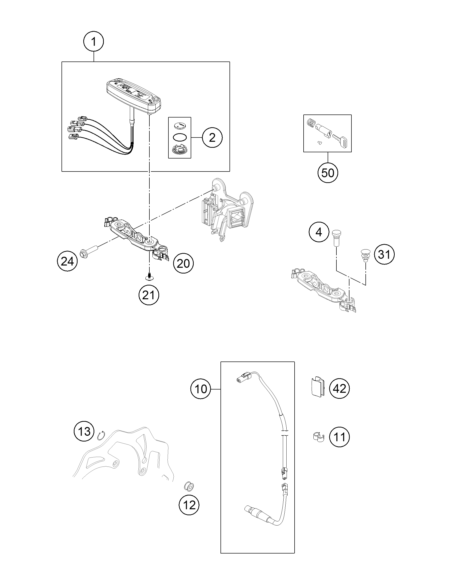 Steering Head Lock (KTM/HVA/GG) St:70