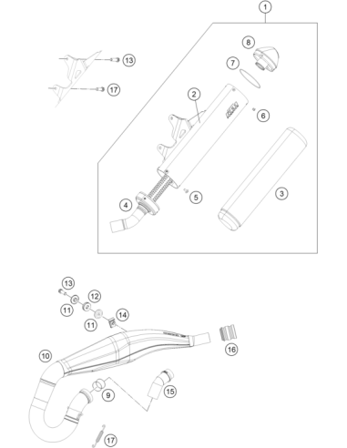 Tornillo Torx M5x10 (KTM/HVA/GG)