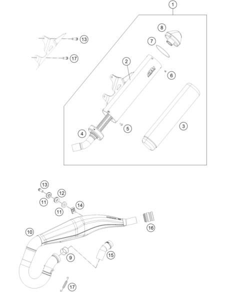 Tornillo Torx M5x10 (KTM/HVA/GG)