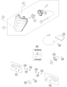 Lamp Bracket Cpl. 2014 (KTM/HVA/GG) 2