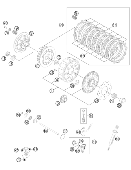 TAB Washer (KTM/HVA/GG) St:70