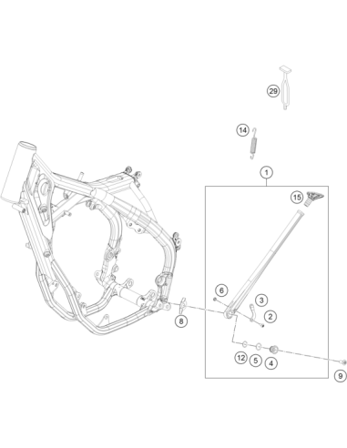 Caballete Lateral Completo GasGas EC/ECF...