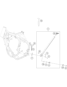 Side Stand Stop Plate (KTM/HVA/GG)