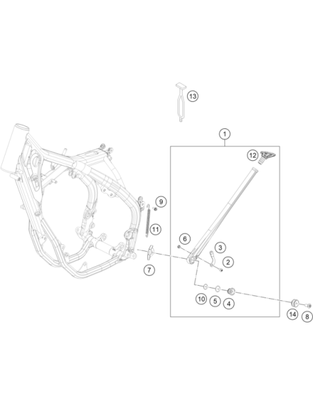 Side Stand Stop Plate (KTM/HVA/GG)