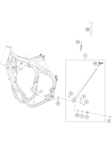 Side Stand Stop Plate (KTM/HVA/GG)