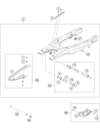 Brake Hose Guide (KTM/HVA/GG)