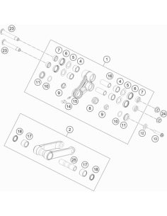 Bearing Sleeve FOR Pull ROD 16 (KTM/HVA/GG) 2