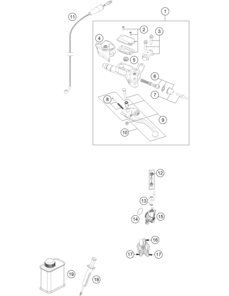 Bleeder Screw Cpl. (KTM/HVA/GG)