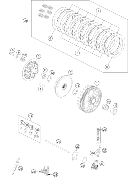 Bleeder Screw Cpl. (KTM/HVA/GG)