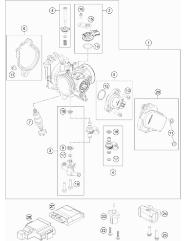 Injector Cmpl. (KTM/HVA/GG)