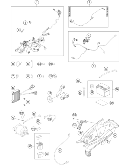 Screw KIT (KTM/HVA/GG)
