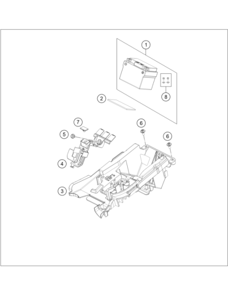 Battery BOX (KTM/HVA/GG) St:70