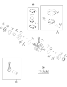 Crankshaft Cpl. (KTM/HVA/GG)