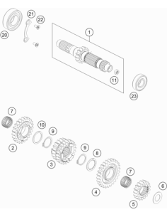 Bushing (KTM/HVA/GG) 2