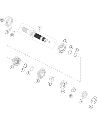 Thrust Washer (KTM/HVA/GG)