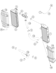 Preformed Hose With Y-adapter (KTM/HVA/GG)