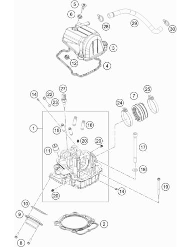 Valve Cover Screw (KTM/HVA/GG)