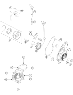 Ignition Cover Gasket (KTM/HVA/GG)